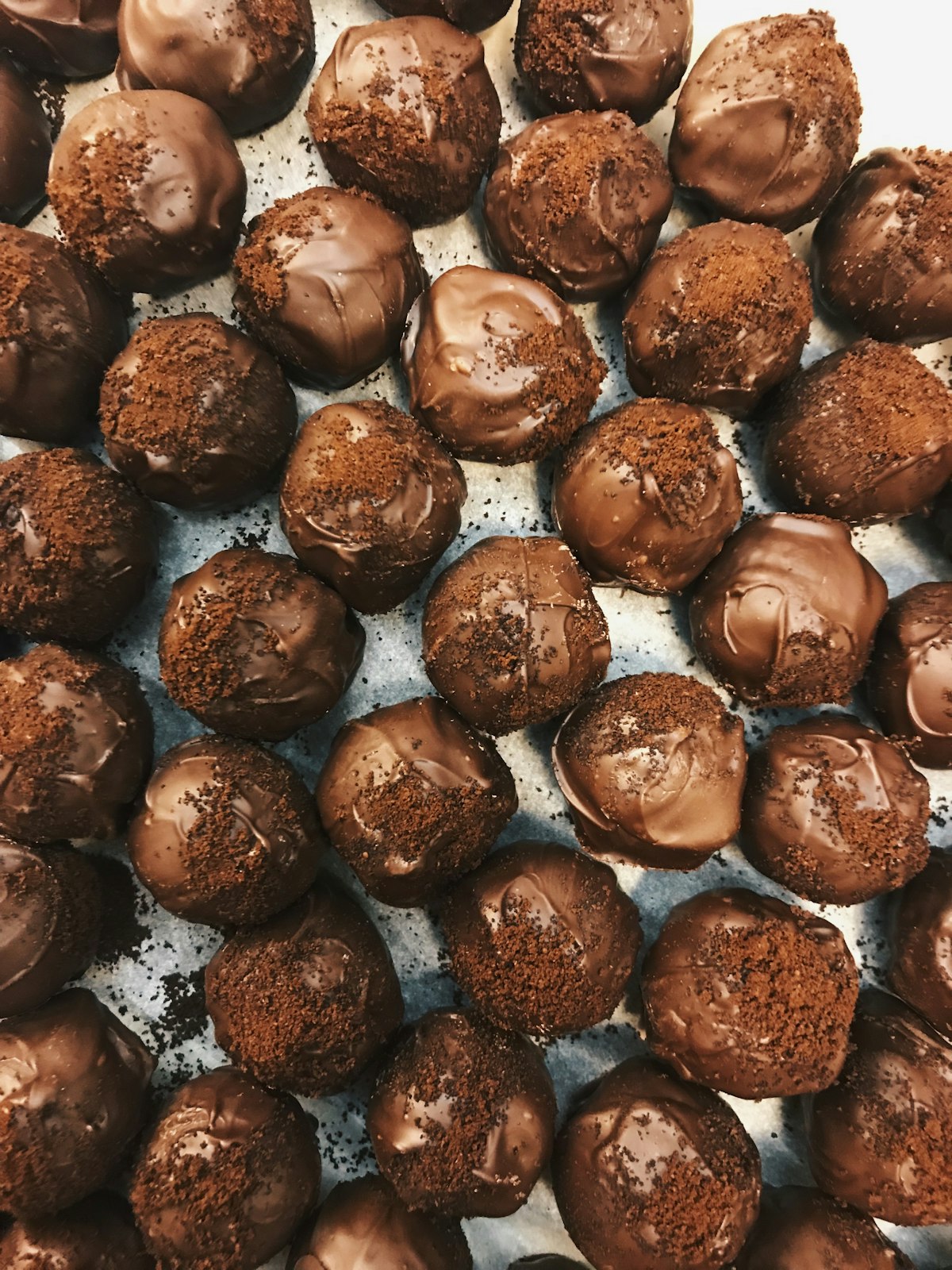 Trufas de chocolate como referência de doces — imagem ilustrativa